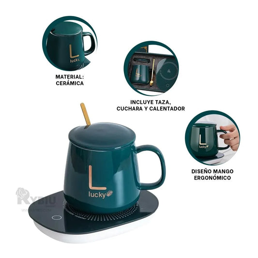 Taza con Calentador Eléctrico
